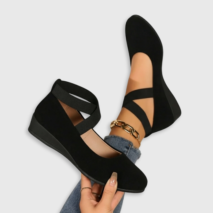 Angel | Zapatos slip-on de cuña cerrada cómodos