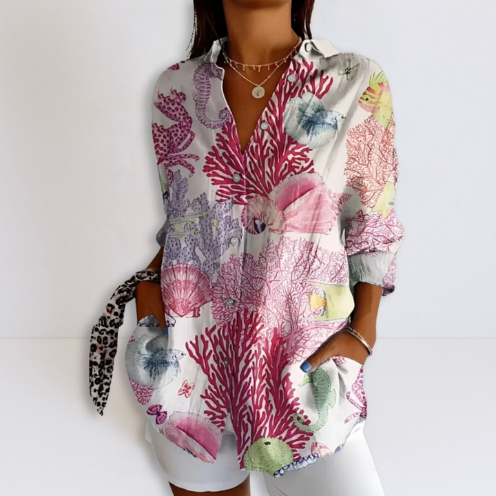 Katherine | Blusa Estampada Holgada