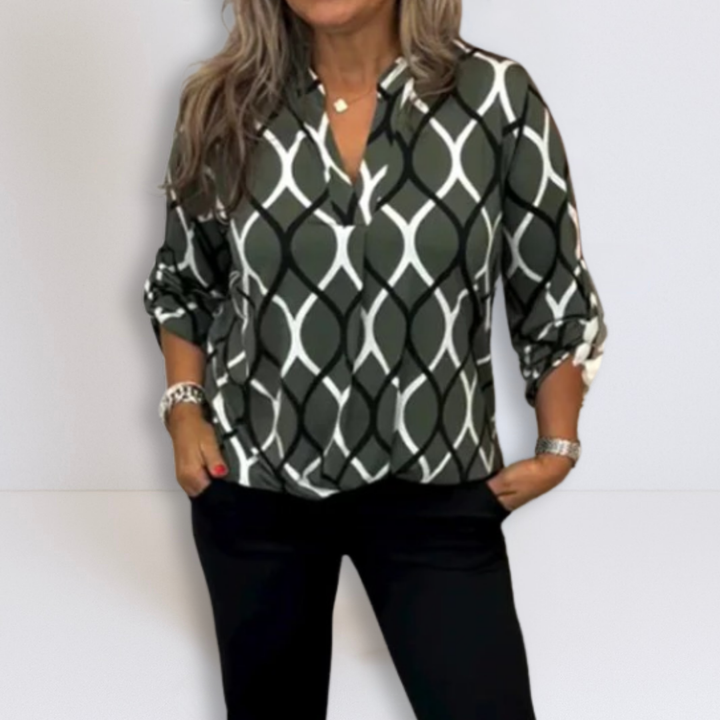 Jennifer | Blusa informal de manga larga