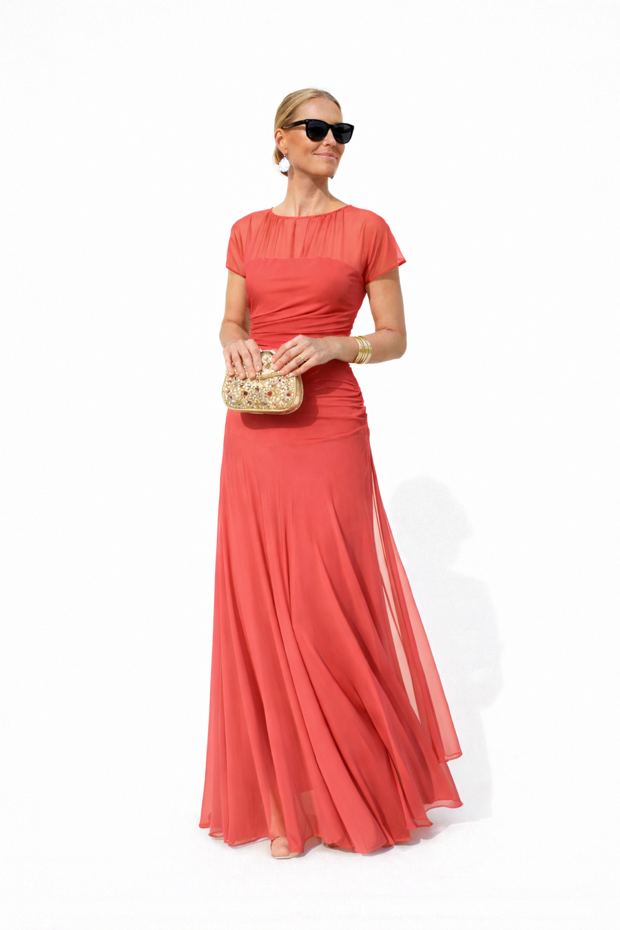 Veloria | Vestido Floral Largo Elegante