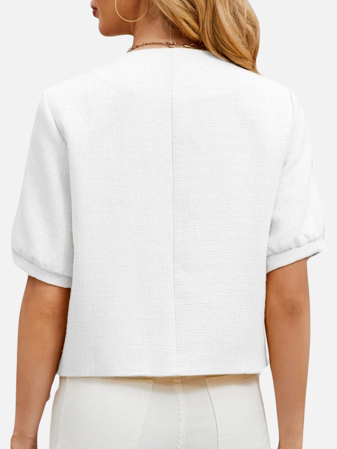Vivian | Chaqueta blazer de tweed corta