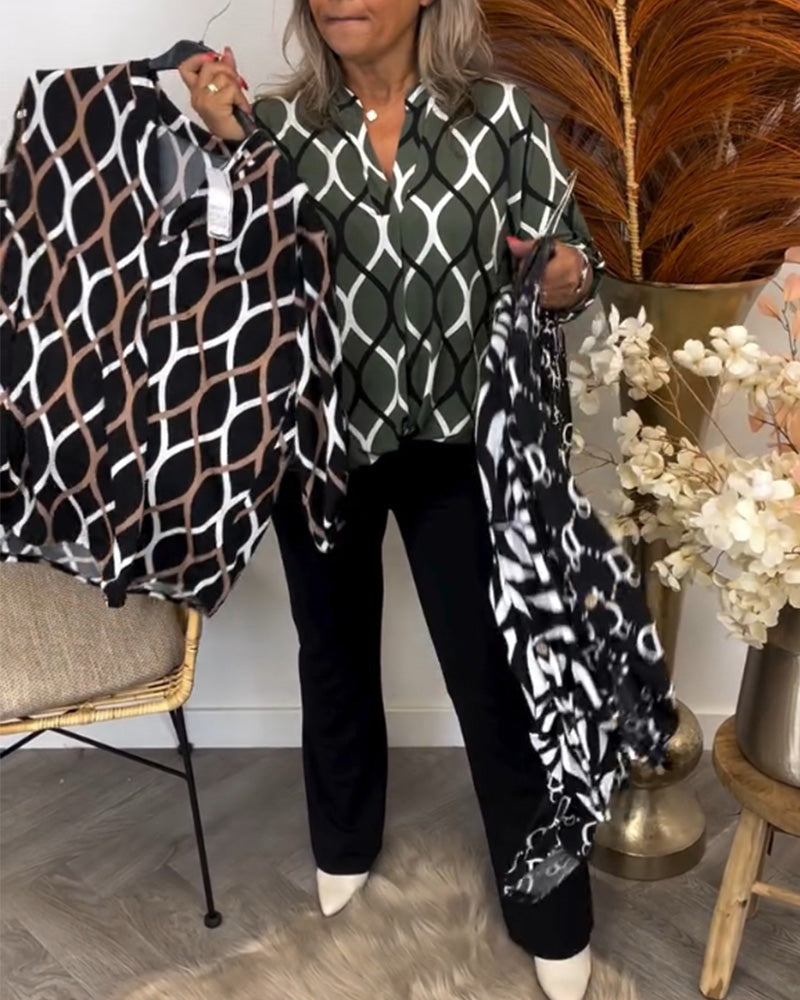 Jennifer | Blusa informal de manga larga