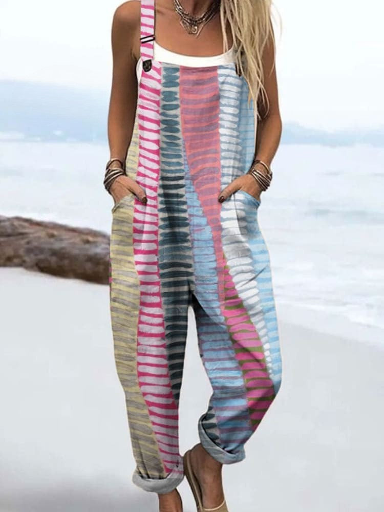 Coastal Rhythm™ | Breezy Pastel Jumpsuit