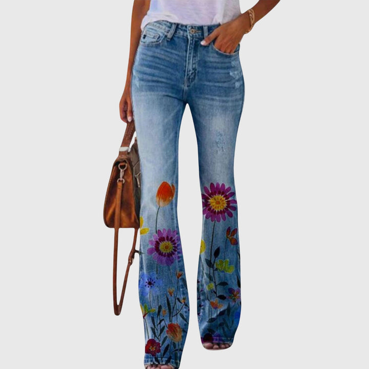 Pantalones de mujer con flores