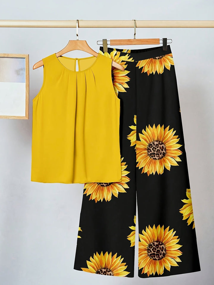 Cassidy | Conjunto de dos piezas Girasol