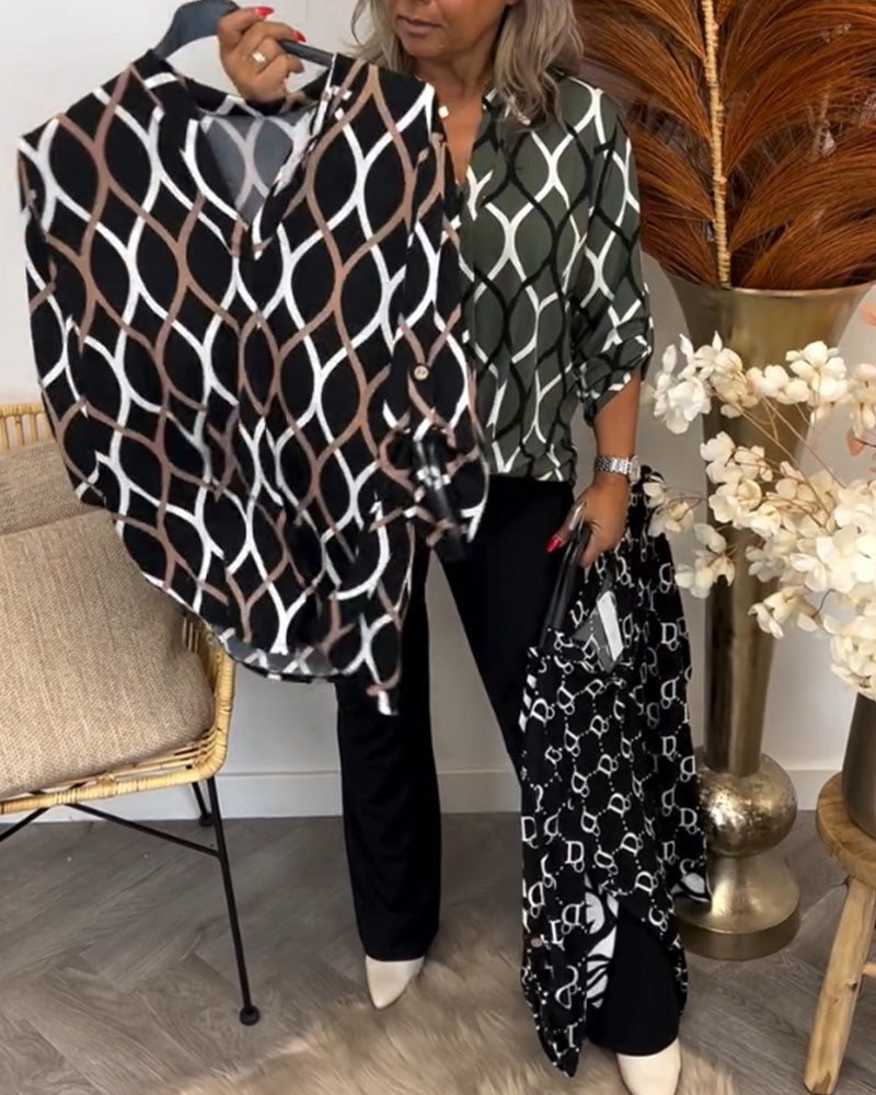Jennifer | Blusa informal de manga larga