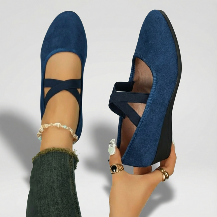 Angel | Zapatos slip-on de cuña cerrada cómodos