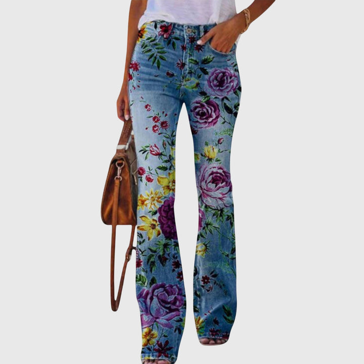 Pantalones de mujer con flores