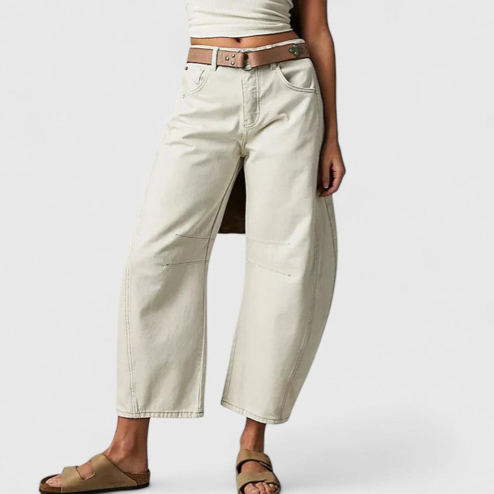 Lluvia | Pantalones Cómodos de Pierna Ancha