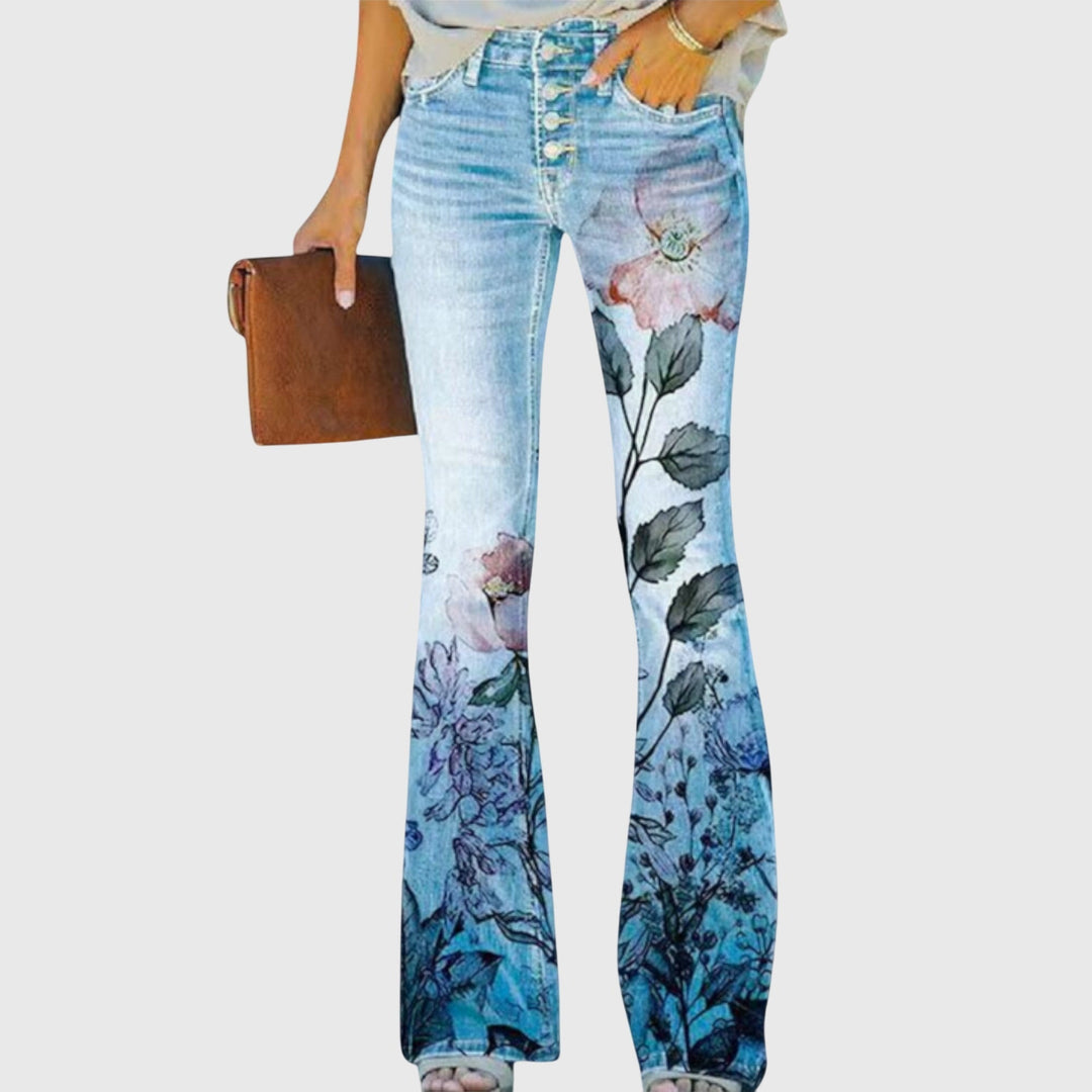 Pantalones de mujer con flores