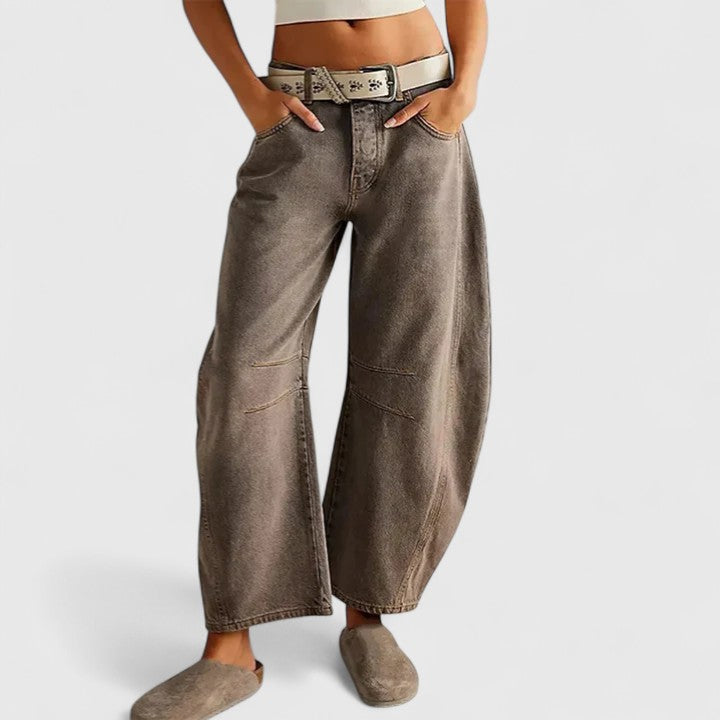 Lluvia | Pantalones Cómodos de Pierna Ancha