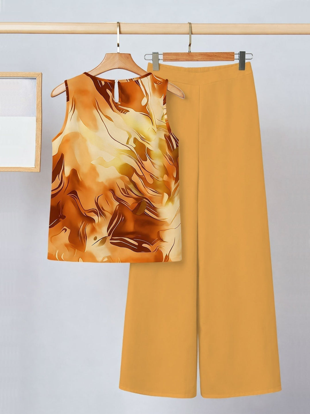 Jessica | Conjunto de dos piezas con estampado cálido