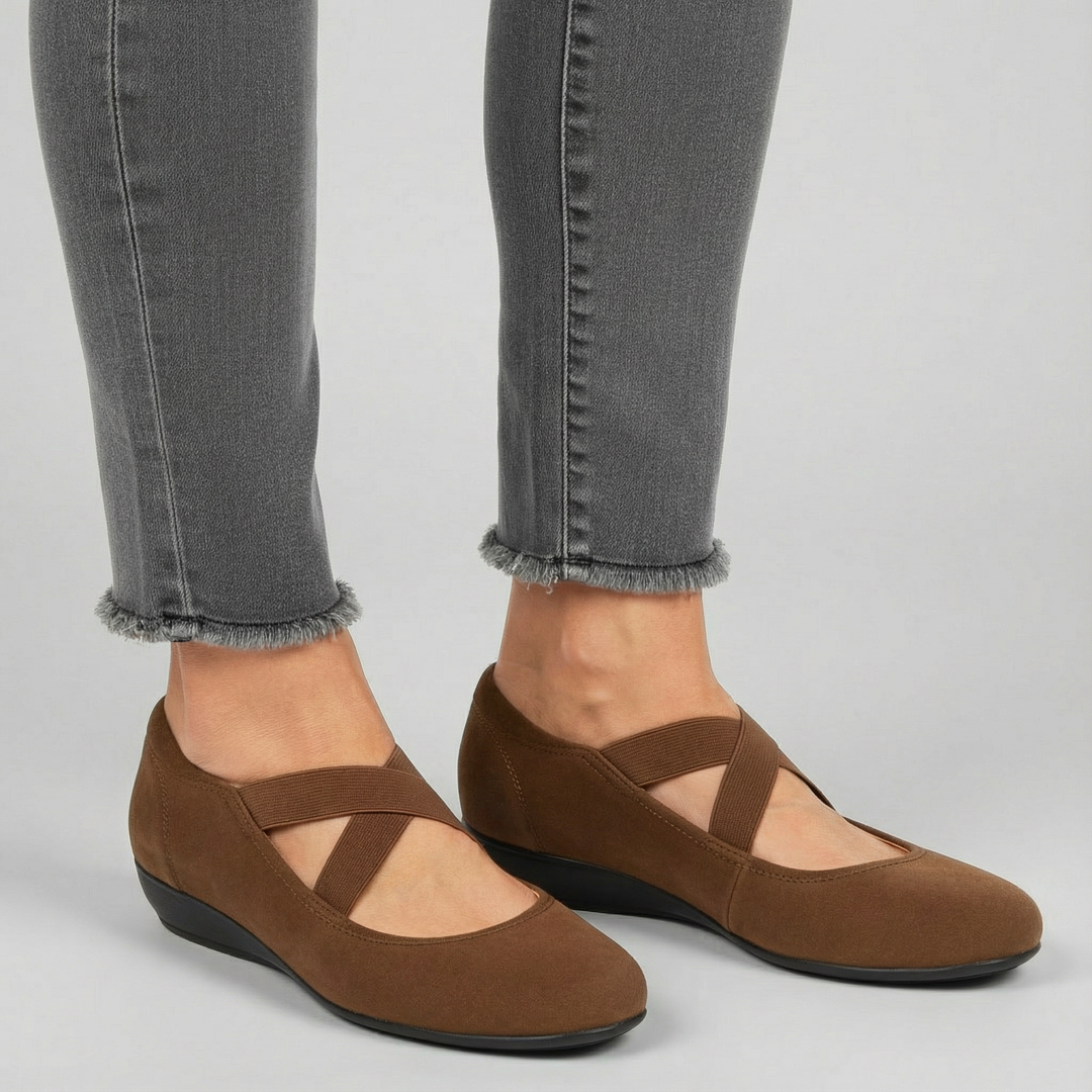 Angel | Zapatos slip-on de cuña cerrada cómodos