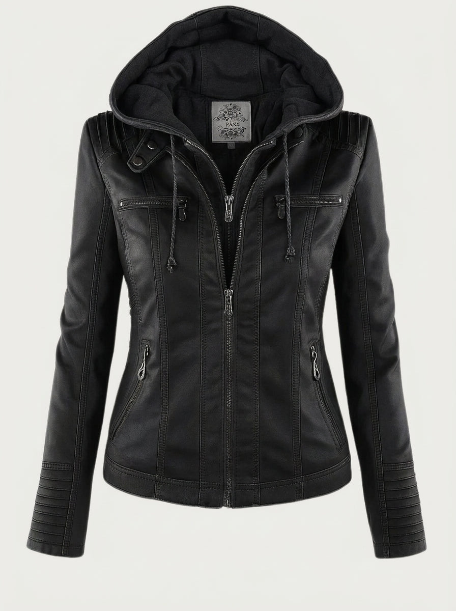 ASUNCIÓN - CHAQUETA DE PIEL RESISTENTE Y ELEGANTE