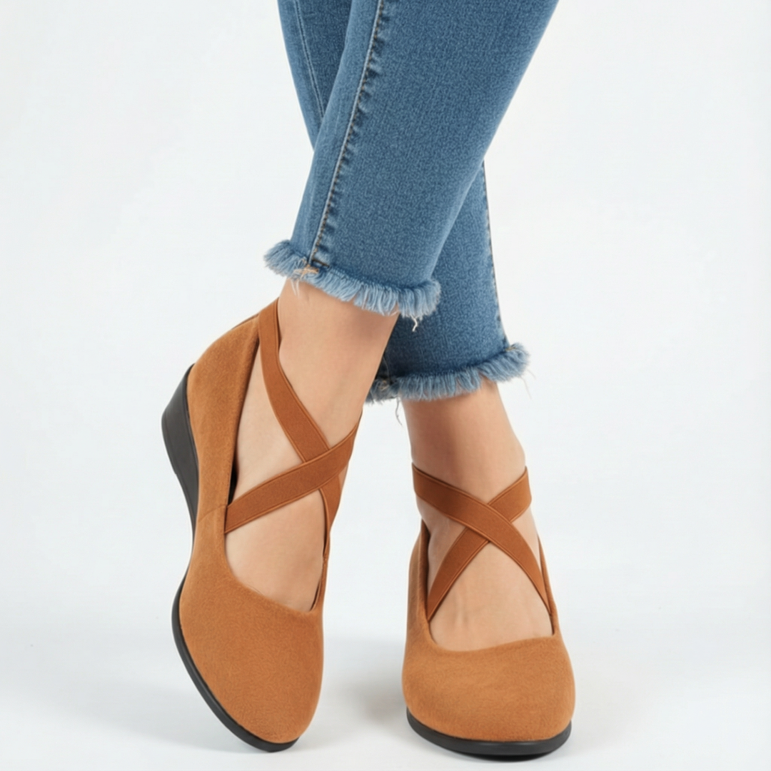 Angel | Zapatos slip-on de cuña cerrada cómodos