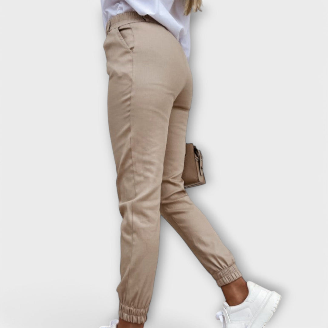 Melania - Pantalones Elásticos de Mujer