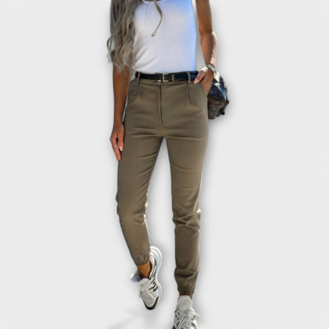 Melania - Pantalones Elásticos de Mujer