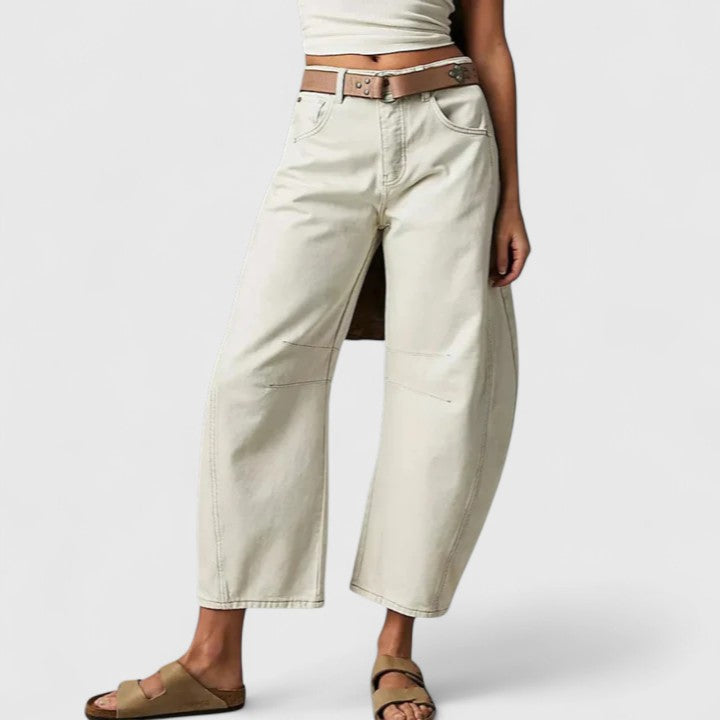 Lluvia | Pantalones Cómodos de Pierna Ancha