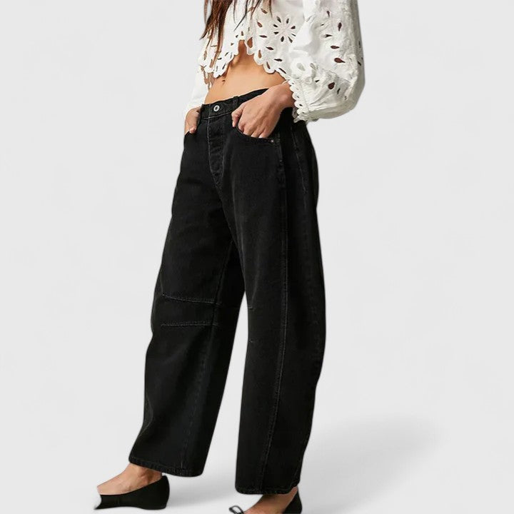 Lluvia | Pantalones Cómodos de Pierna Ancha