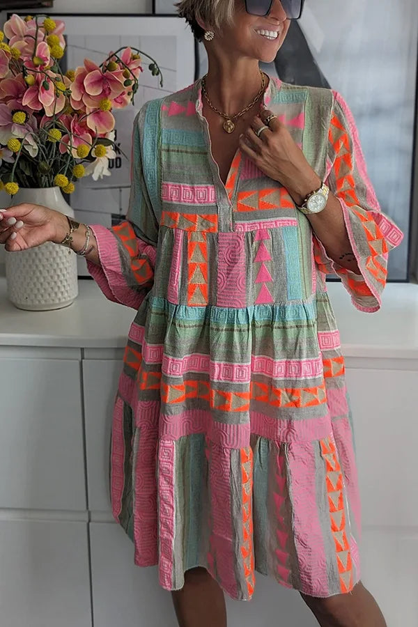 Kyra | Vestido con Vuelos Estilo Boho