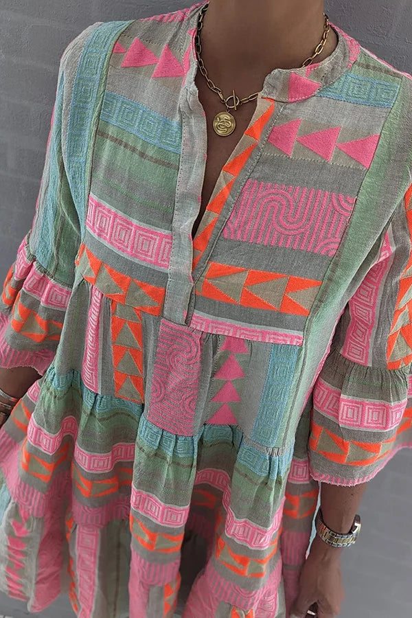 Kyra | Vestido con Vuelos Estilo Boho