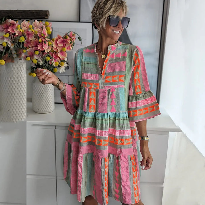 Kyra | Vestido con Vuelos Estilo Boho