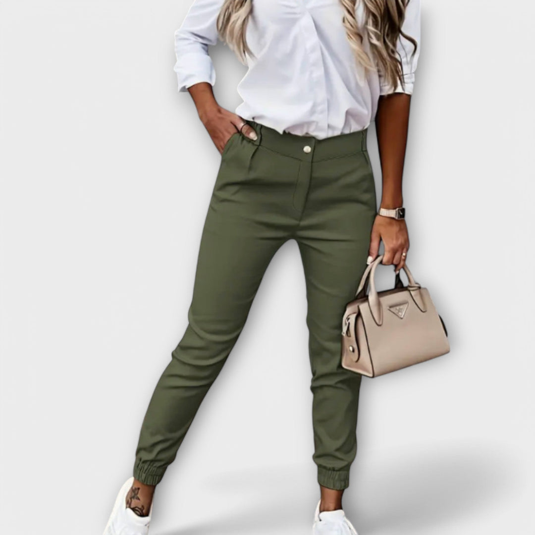 Melania - Pantalones Elásticos de Mujer