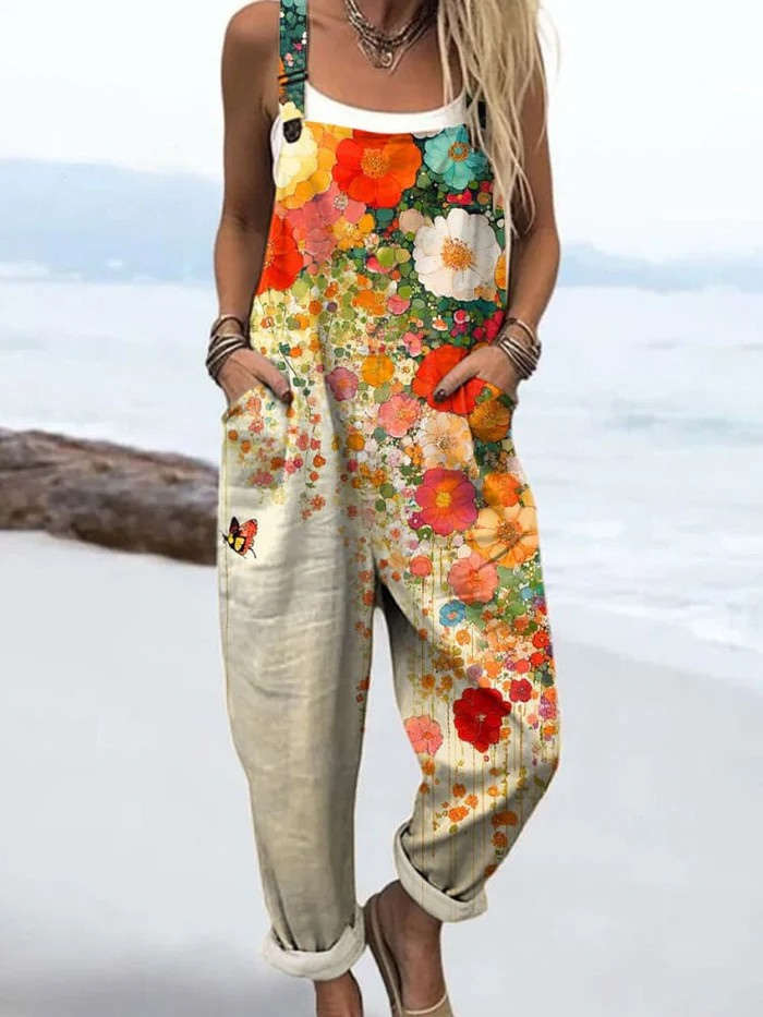Lila™ | Playful Floral Jumpsuit