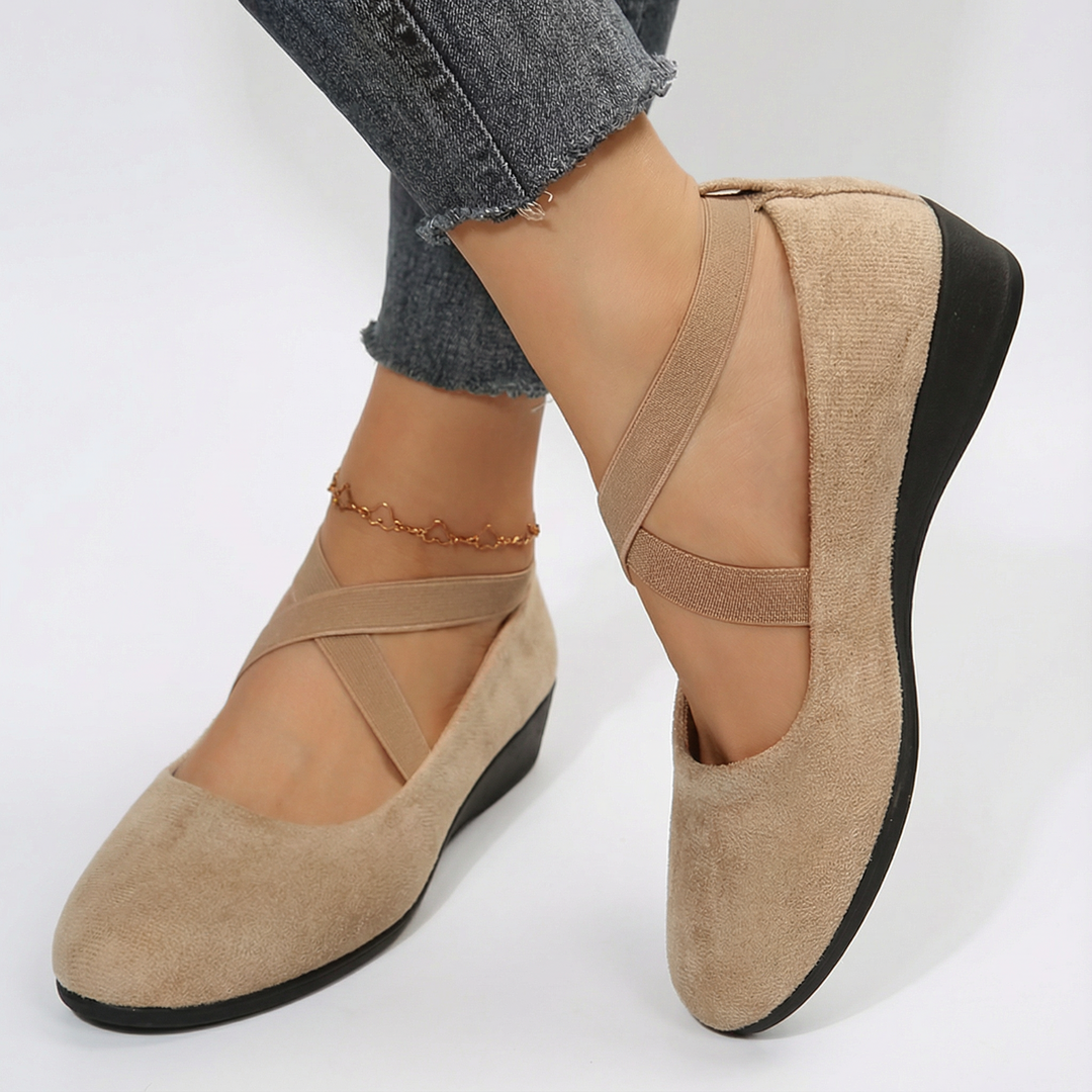 Angel | Zapatos slip-on de cuña cerrada cómodos