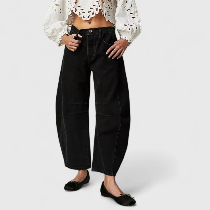 Lluvia | Pantalones Cómodos de Pierna Ancha