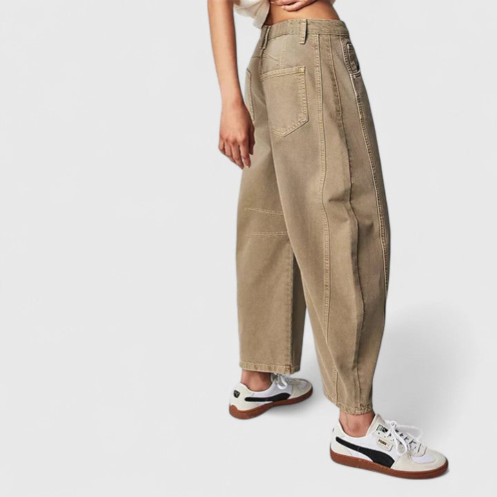 Lluvia | Pantalones Cómodos de Pierna Ancha