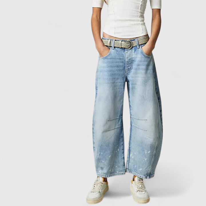 Lluvia | Pantalones Cómodos de Pierna Ancha