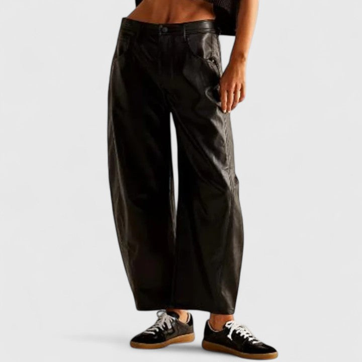 Lluvia | Pantalones Cómodos de Pierna Ancha