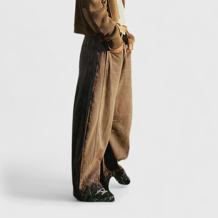 Lluvia | Pantalones Cómodos de Pierna Ancha