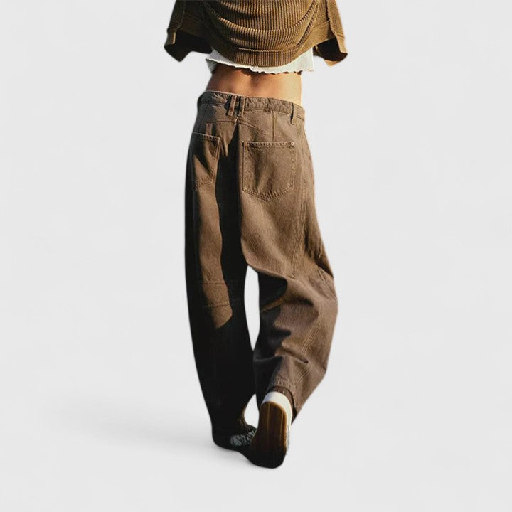 Lluvia | Pantalones Cómodos de Pierna Ancha