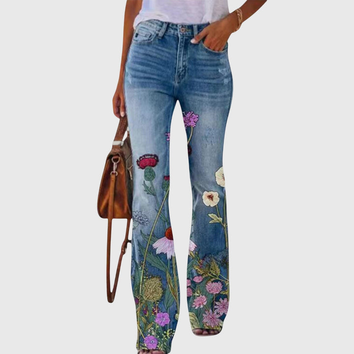 Pantalones de mujer con flores