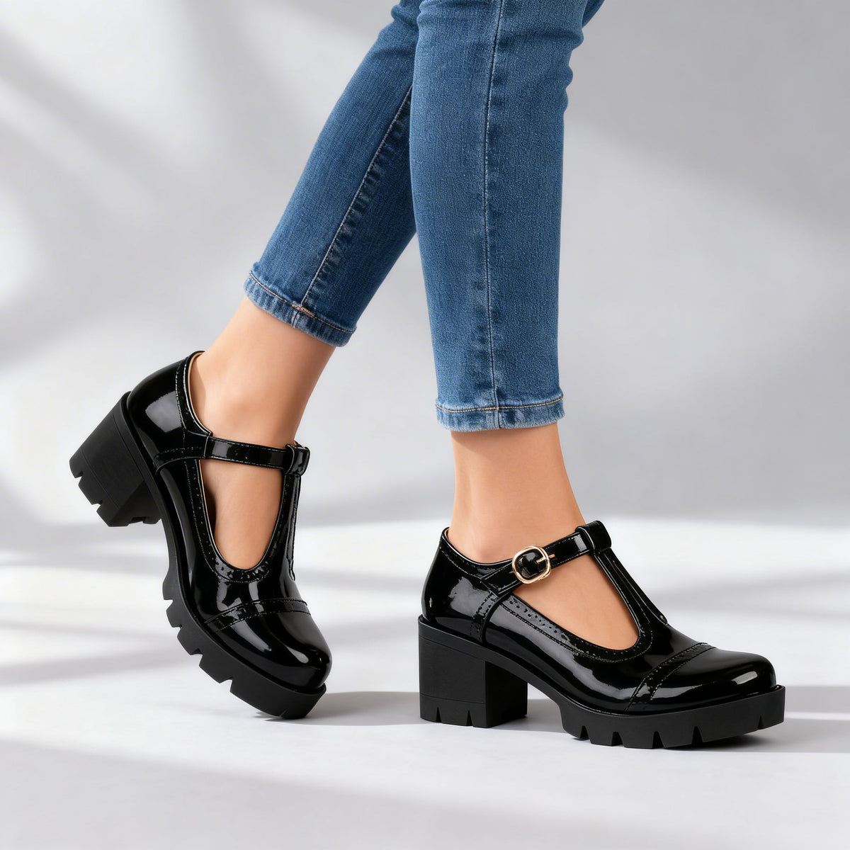 DAISY | ZAPATOS BROGUE DE TACÓN