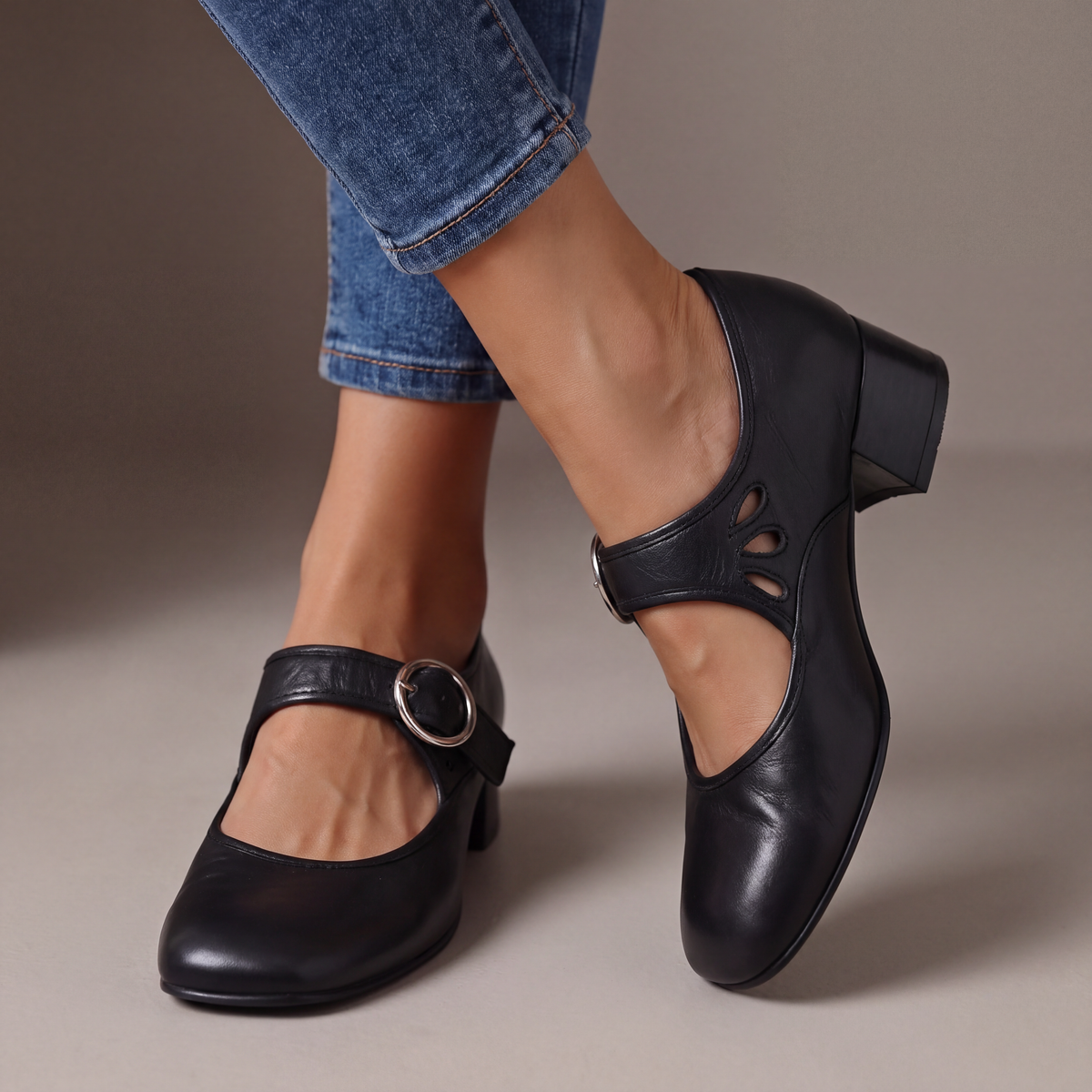 Josefina | Zapatos de tacón con tira