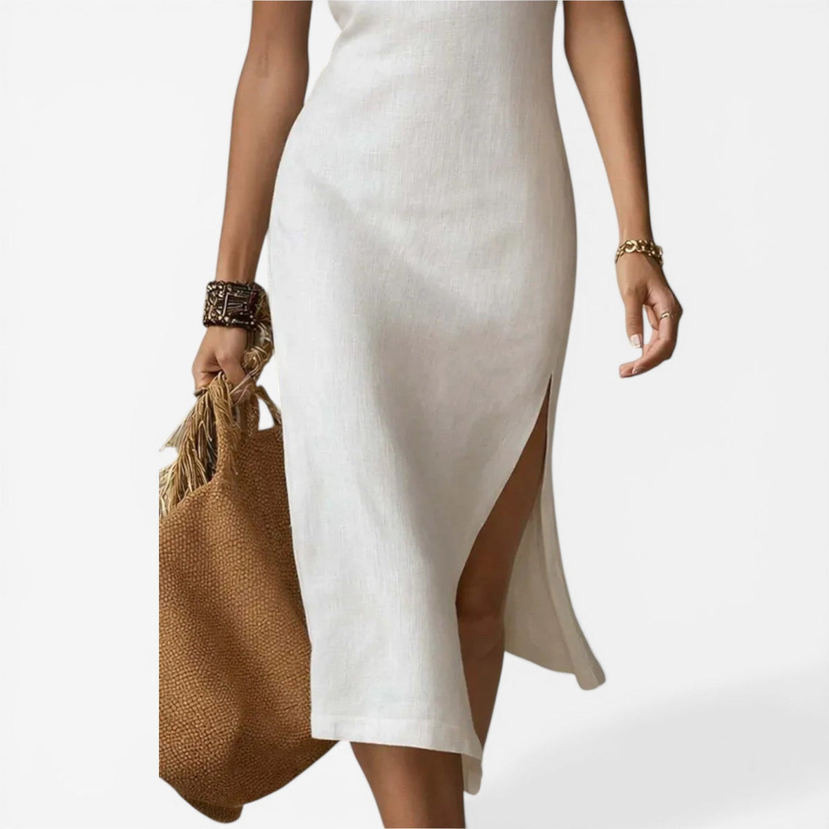 Yassi™ | Vestido Midi Acanalado