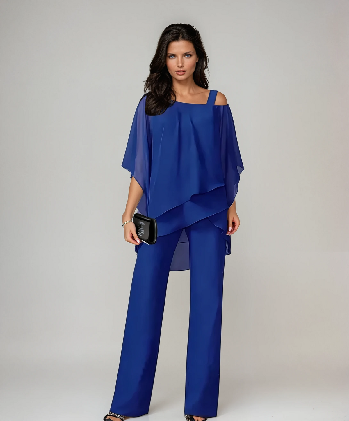 SERENA| Conjunto de Dos Piezas con Capas Asimétricas