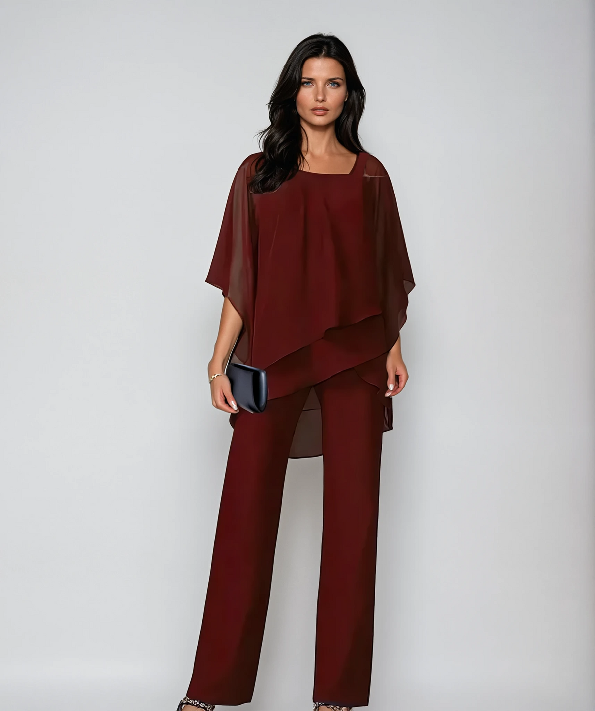 SERENA| Conjunto de Dos Piezas con Capas Asimétricas