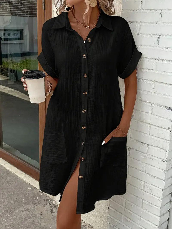 Sharon | Vestido Blusa con Cuello V Atemporal