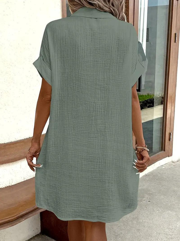 Sharon | Vestido Blusa con Cuello V Atemporal