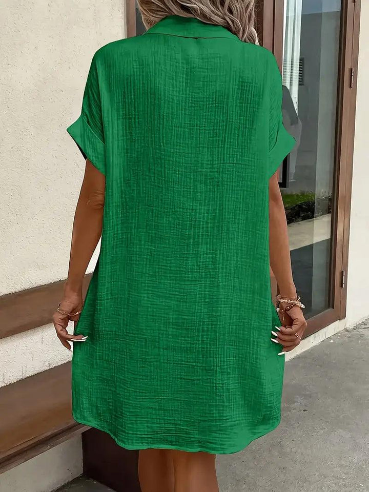 Sharon | Vestido Blusa con Cuello V Atemporal