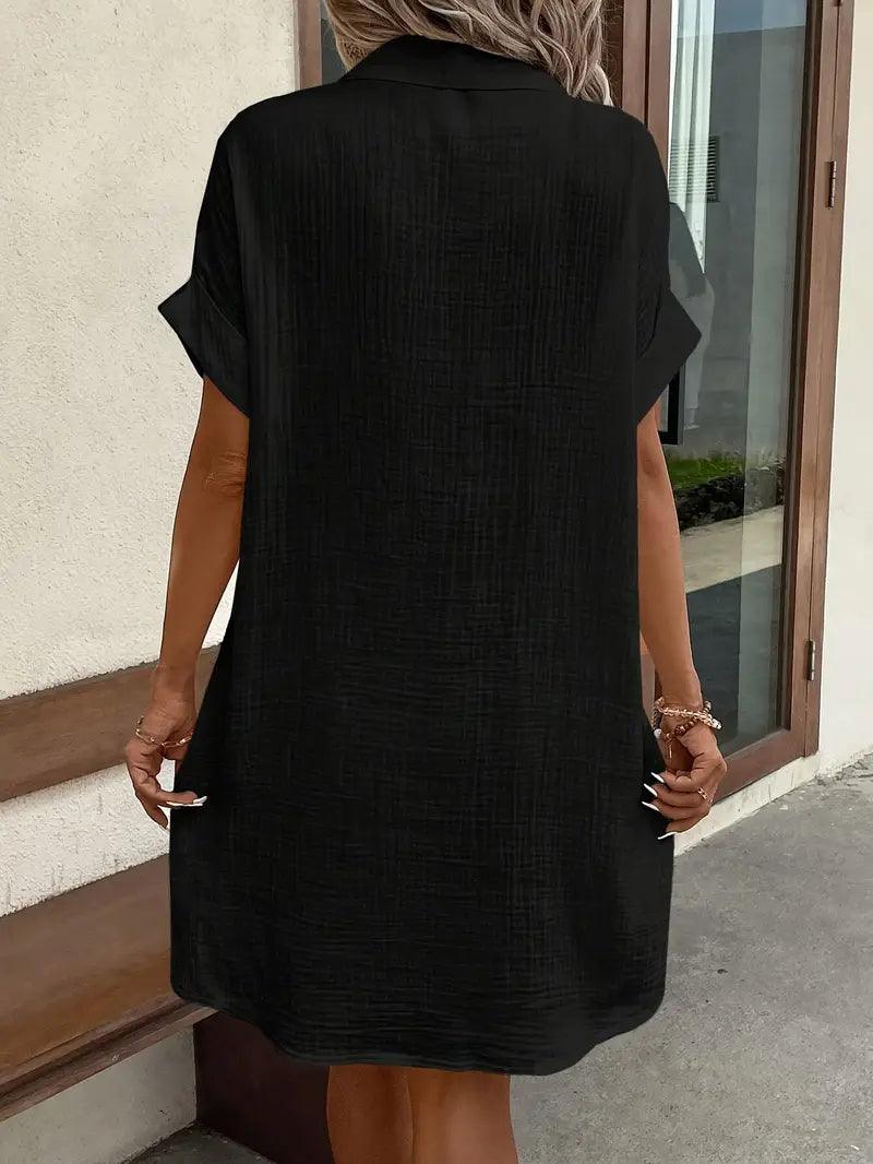 Sharon | Vestido Blusa con Cuello V Atemporal